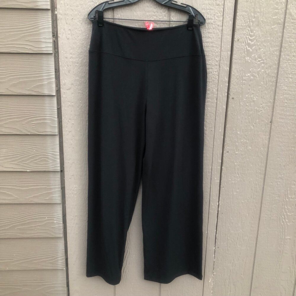 SPANX Go With The Flow Wide Leg Lined Pull-On Stretch Pants women’s size large - Picture 2 of 2